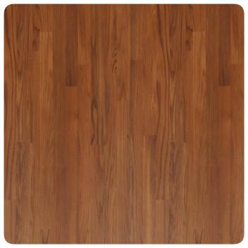Tischplatte Quadratisch Dunkelbraun 80x80x1,5cm Eiche Behandelt