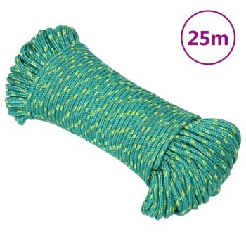 ARDEBO.de - Bootsseil Grün 4 mm 25 m Polypropylen