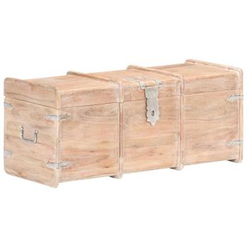 ARDEBO.de - Holztruhe 90x40x40 cm Akazie Massivholz