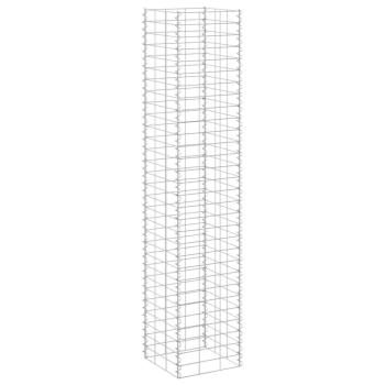 Gabionen-Hochbeete 3 Stk. 30x30x150 cm Eisen