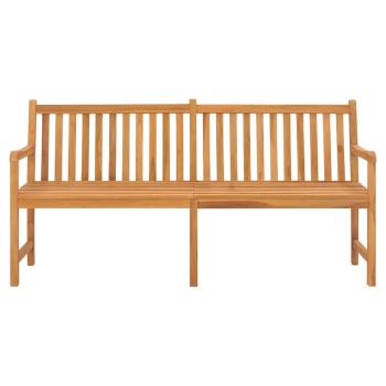 Gartenbank 180 cm Massivholz Teak