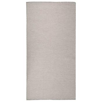 ARDEBO.de - Outdoor-Teppich Flachgewebe 100x200 cm Hellgrau
