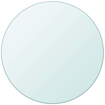 Tischplatte aus gehärtetem Glas rund 700 mm