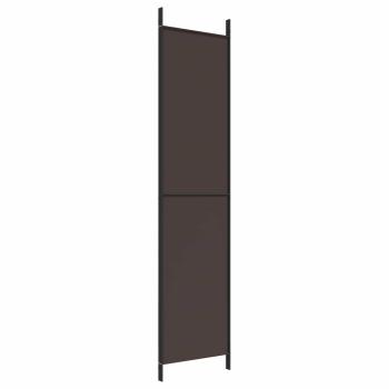 3-tlg. Paravent Braun 150x220 cm Stoff