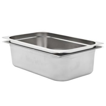 ARDEBO.de - Gastronormbehälter 2 Stk. GN 1/1 150 mm Edelstahl