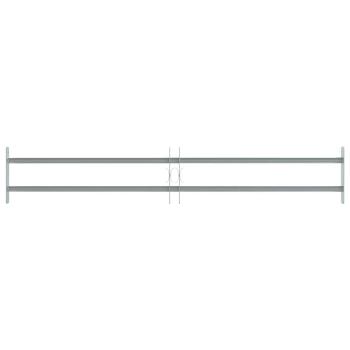 Fenstergitter Verstellbar mit 2 Querstäben 1000-1500 mm