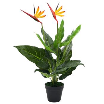 ARDEBO.de - Künstliche Strelitzia Reginae Paradiesvogelblume 66 cm