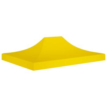 ARDEBO.de - Partyzelt-Dach 4,5x3 m Gelb 270 g/m²