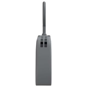 Ausziehbare Kleiderbügel 5 Stk. Grau
