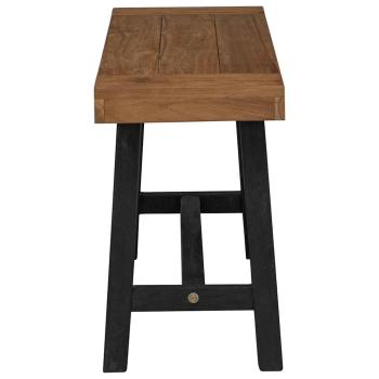 Bank 80 cm Massivholz Teak