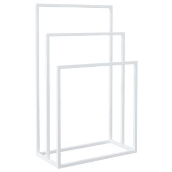 Handtuchst?nder Wei? 48x24x79 cm Eisen