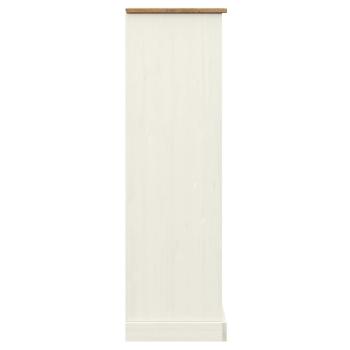 B?cherregal VIGO Wei? 90x35x114,5 cm Massivholz Kiefer