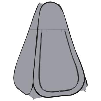 ARDEBO.de - Pop-Up Duschzelt Grau