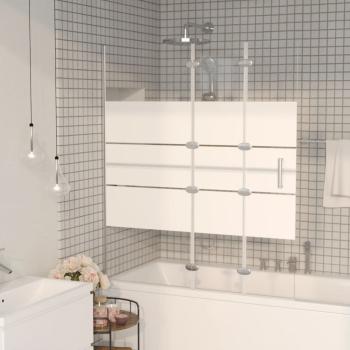 ARDEBO.de - Faltbare Duschkabine ESG 120x140 cm Weiß