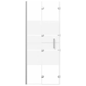 Faltbare Duschkabine ESG 120x140 cm Weiß