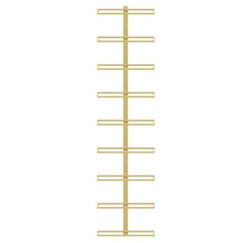 Wand-Weinregal für 9 Flaschen Golden Eisen