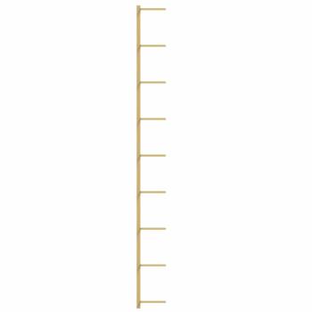 Wand-Weinregal für 9 Flaschen Golden Eisen
