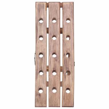 Weinregal für 15 Flaschen 26x50x70 cm Altholz Massiv
