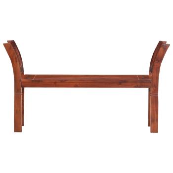 Sitzbank 111 cm Massivholz Akazie