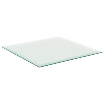 Tischplatte Transparent 30x30 cm Hartglas