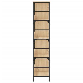 Bücherregal Sonoma-Eiche 78,5x33x153 cm Holzwerkstoff