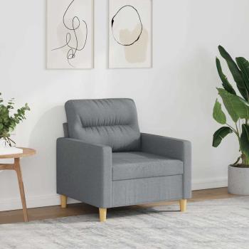 ARDEBO.de - Sofasessel Hellgrau 60 cm Stoff