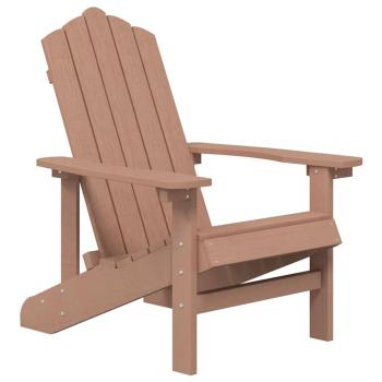 Adirondack-Gartenst?hle 2 Stk. HDPE Braun