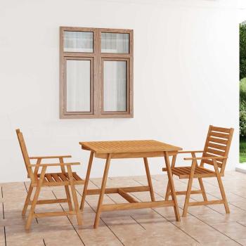 ARDEBO.de - 3-tlg. Garten-Essgruppe Massivholz Akazie