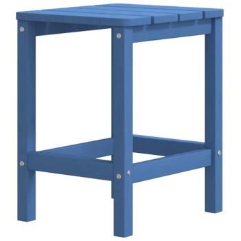 Adirondack-Gartenstuhl mit Hocker & Tisch HDPE Aquamarin