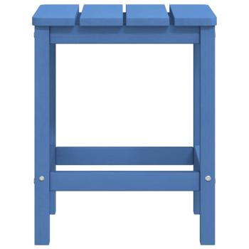 Adirondack-Gartenstuhl mit Hocker & Tisch HDPE Aquamarin