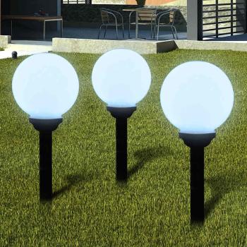 ARDEBO.de - Wegeleuchten 6 Stk. LED 20 cm mit Erdspieß