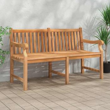 ARDEBO.de - Gartenbank 150 cm Massivholz Teak