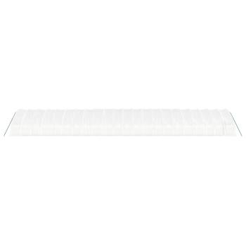 Gewächshaus mit Stahlrahmen Weiß 132 m² 22x6x2,85 m