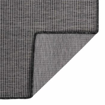 Outdoor-Teppich Flachgewebe 200x280 cm Grau