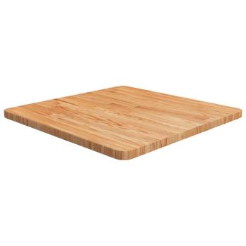 ARDEBO.de - Tischplatte Quadratisch Hellbraun 60x60x2,5cm Behandelte Eiche