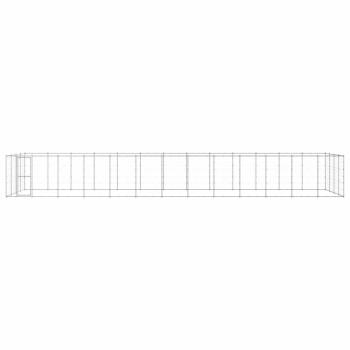 Outdoor-Hundezwinger Verzinkter Stahl 53,24 m²