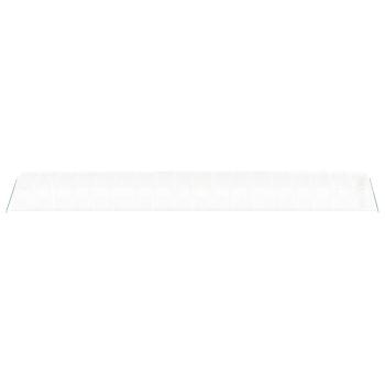 Gewächshaus mit Stahlrahmen Weiß 54 m² 18x3x2 m