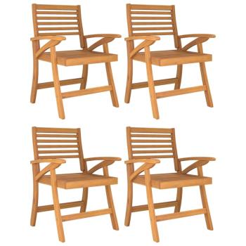 Gartenstühle 4 Stk. 58x58x87 cm Massivholz Akazie