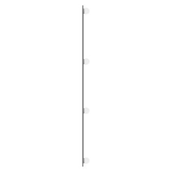 Wandspiegel mit LED-Leuchten 40x100 cm Glas Rechteckig