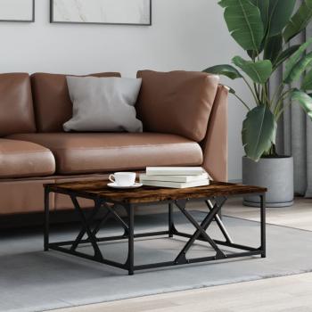 ARDEBO.de - Couchtisch R?uchereiche 70x70x30 cm Holzwerkstoff