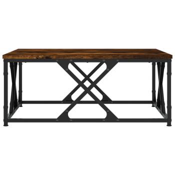 Couchtisch R?uchereiche 70x70x30 cm Holzwerkstoff