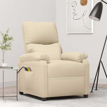 ARDEBO.de - Massagesessel Elektrisch Creme Stoff
