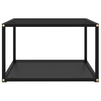 Couchtisch Schwarz 60x60x35 cm Hartglas