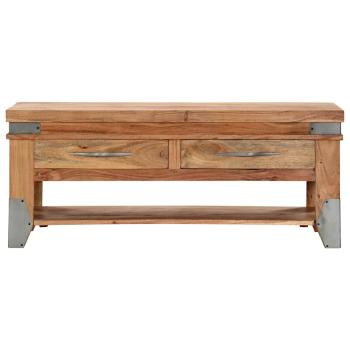 Couchtisch 110x52x45 cm Massivholz Akazie