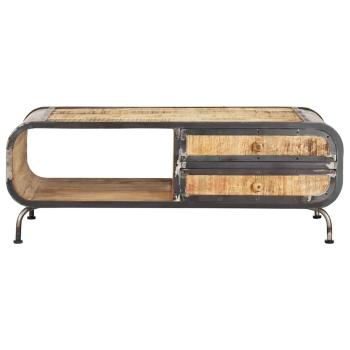 Couchtisch 100 x 50 x 35 cm Mango-Massivholz