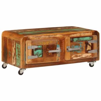 ARDEBO.de - Couchtisch 85x55x40 cm Altholz Massiv