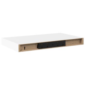 Schweberegal Weiß 40x23,5x3,8 cm MDF