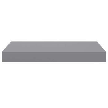 Schweberegal Grau 40x23,5x3,8 cm MDF