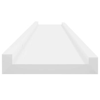 Wandregale 2 Stk. Weiß 100x9x3 cm