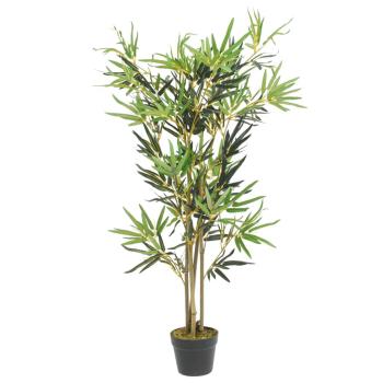 ARDEBO.de - Bambusbaum Künstlich 552 Blätter 120 cm Grün